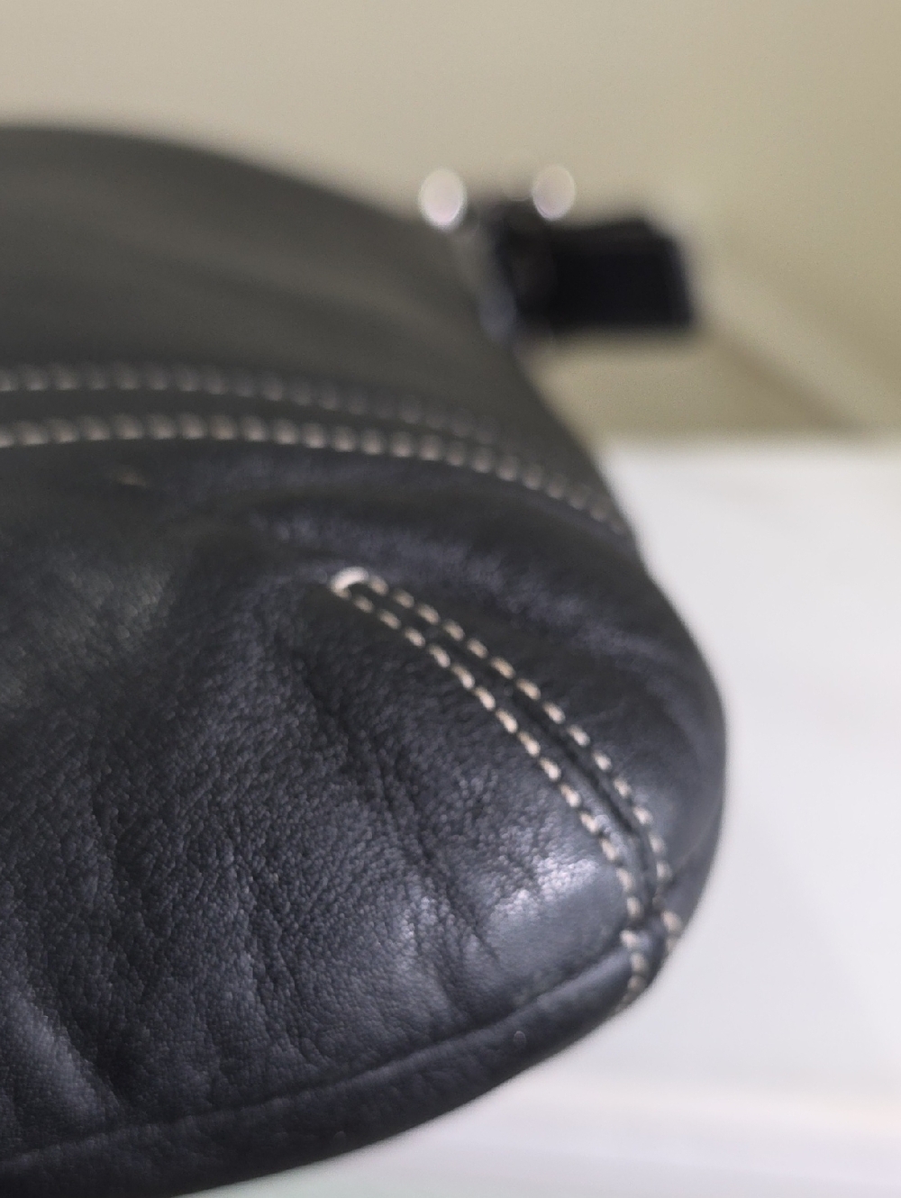 COACH 1415 Vintage 2004 Legacy Slim Black/Silver Smooth Leather Crossbody EUC - Picture 14 of 17